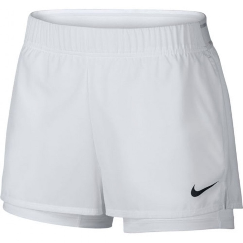 New with Tags Nike Women's Court Flex Tennis Shorts White